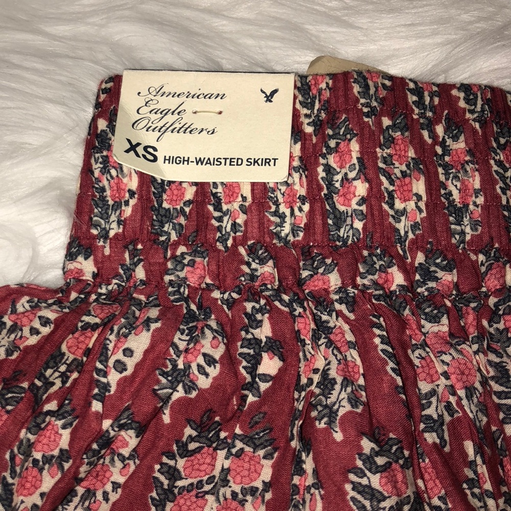 American Eagle Floral Printed Skirt Size XS